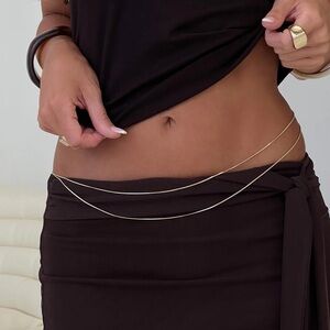 Princess Polly Dainty Gold Chain Belt